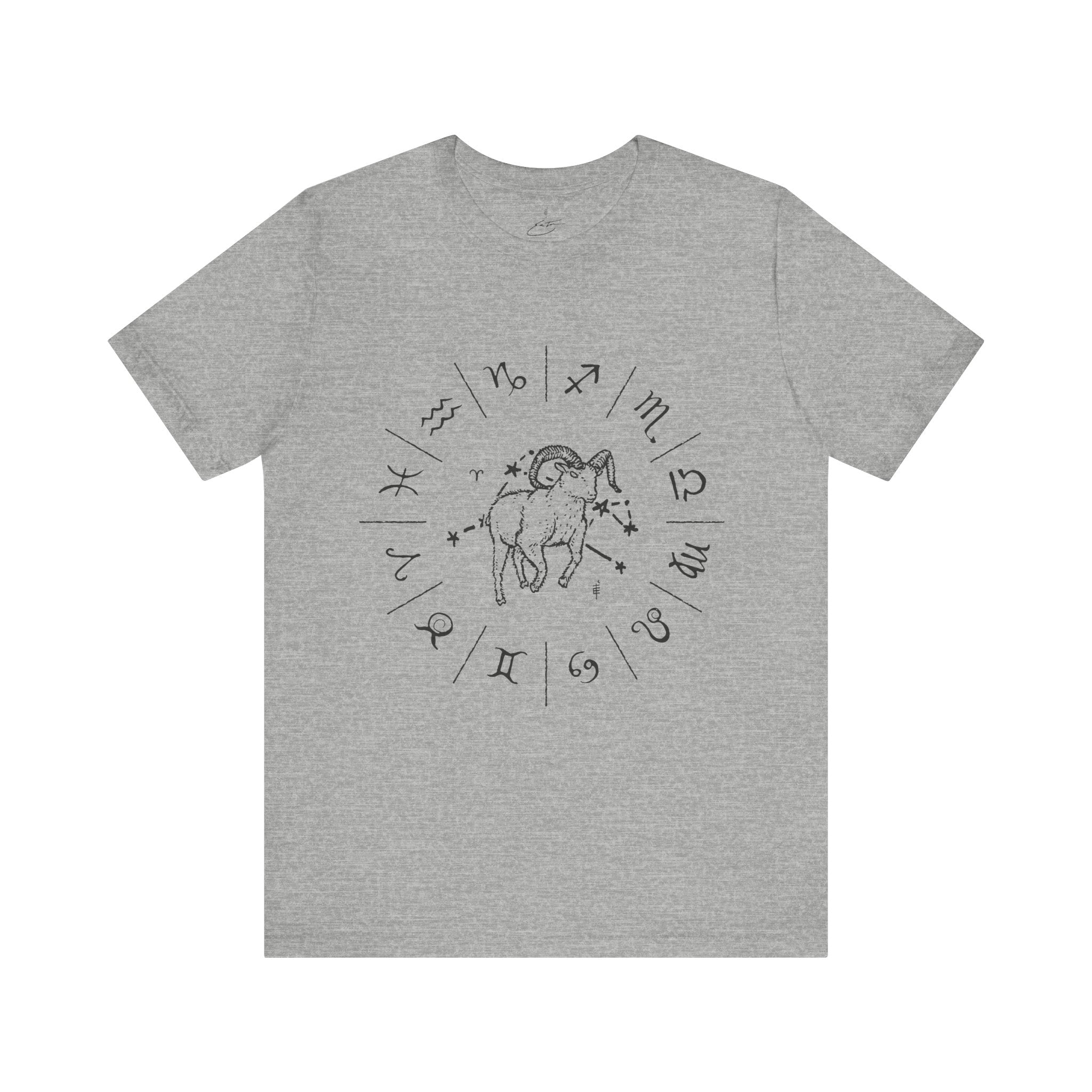 'Aries Wheel' Unisex Jersey Tee