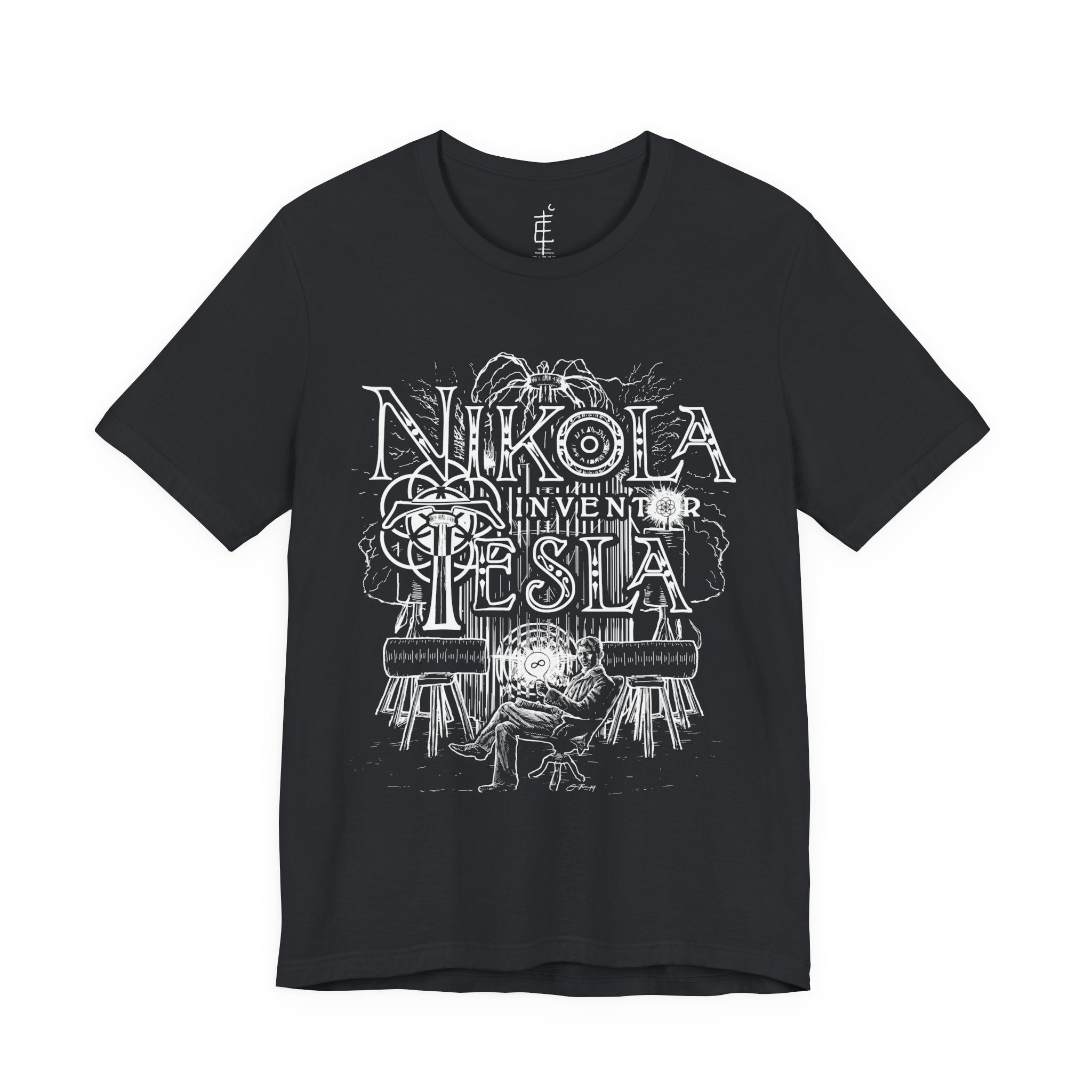 'Nikola Tesla' Unisex Jersey Tee