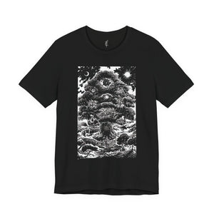 'Tree of Life Tarot Card' Illustration Unisex Jersey T-Shirt