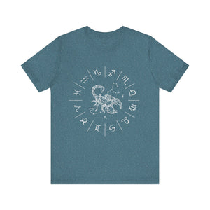 'Scorpio Wheel' Unisex Jersey Tee