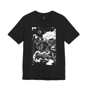 'The Fool Tarot Card' Illustration Unisex Jersey T-Shirt
