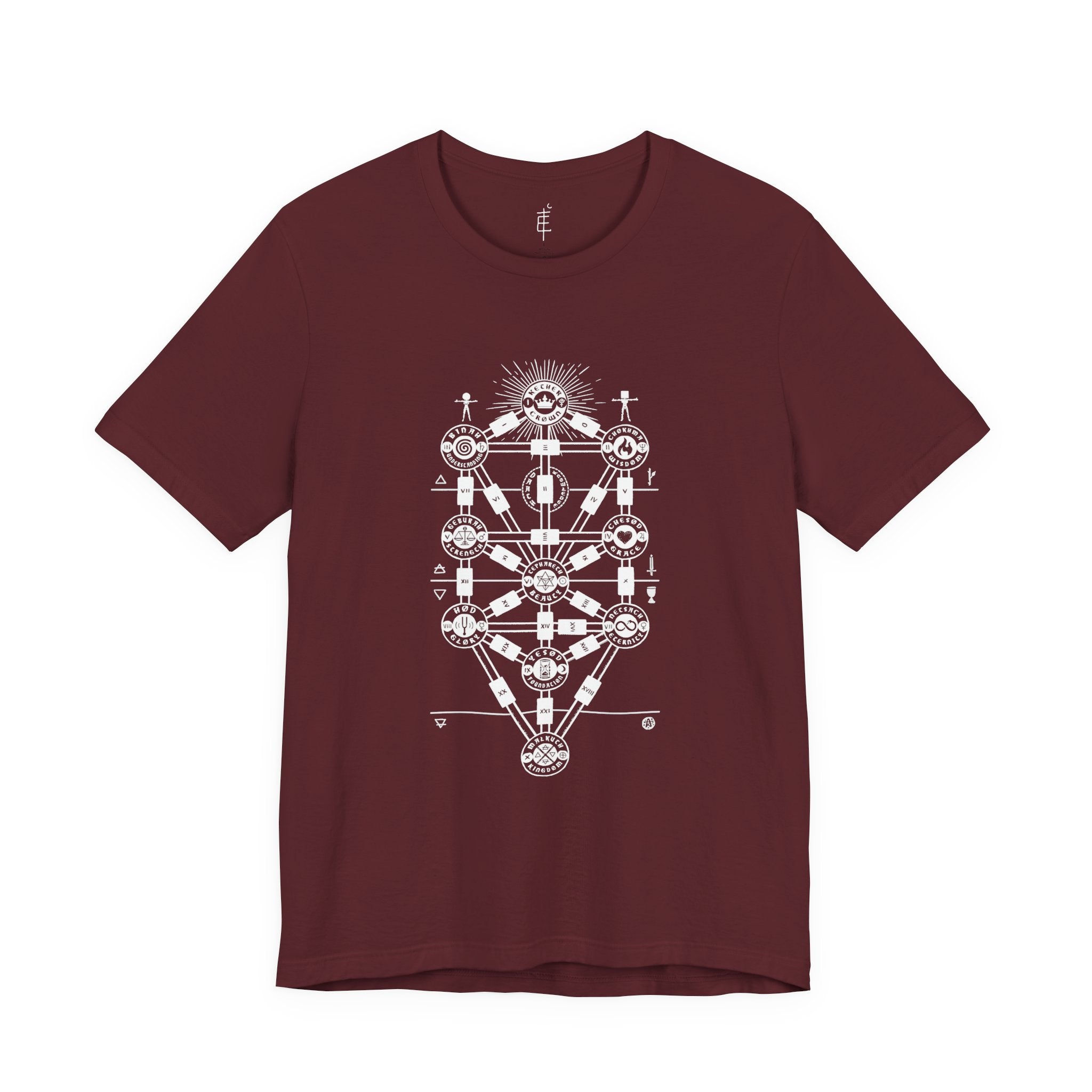 'Tree of Life Chart' Illustration Unisex Jersey T-Shirt