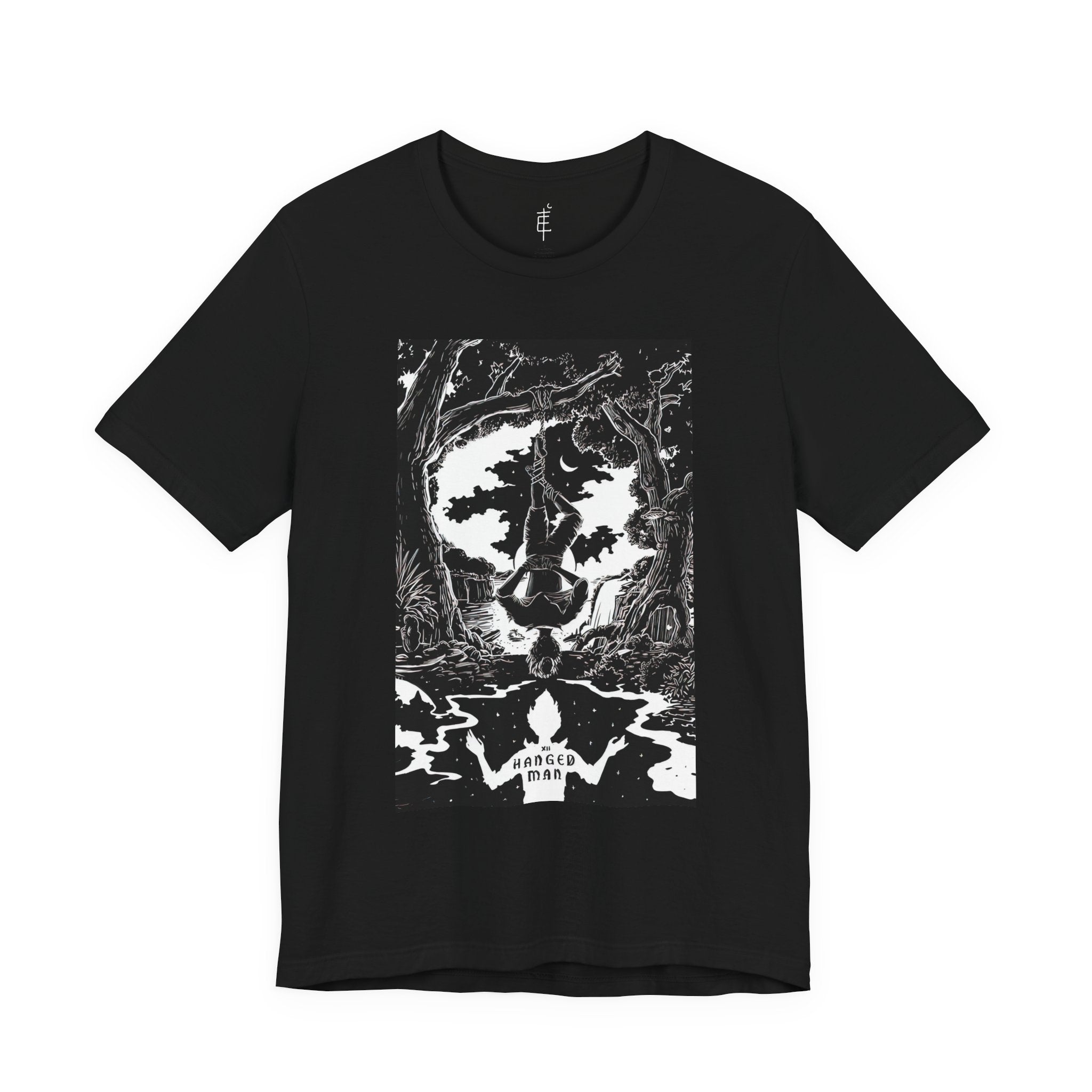 'The Hanged Man Tarot Card' Illustration Unisex Jersey T-Shirt
