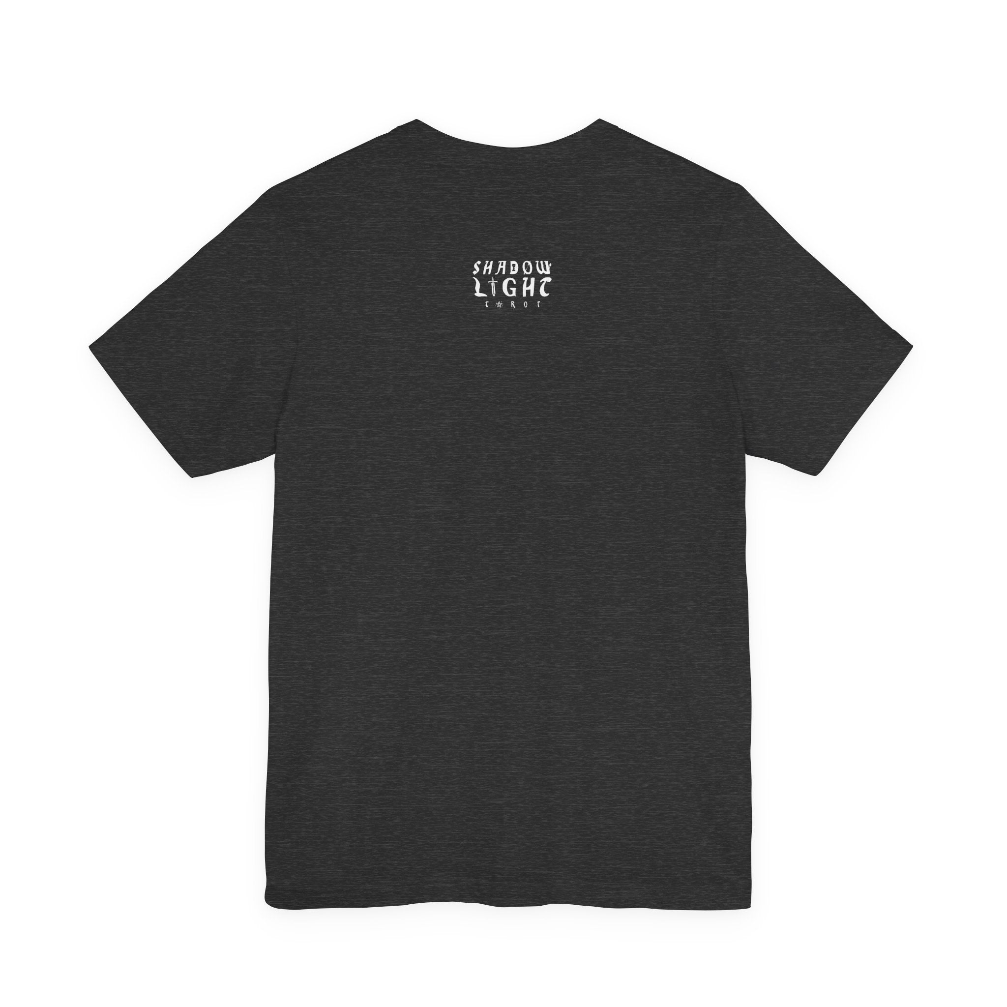 'Knight of Pentacles' Shadow Light Tarot Card Art on Unisex Jersey Tee