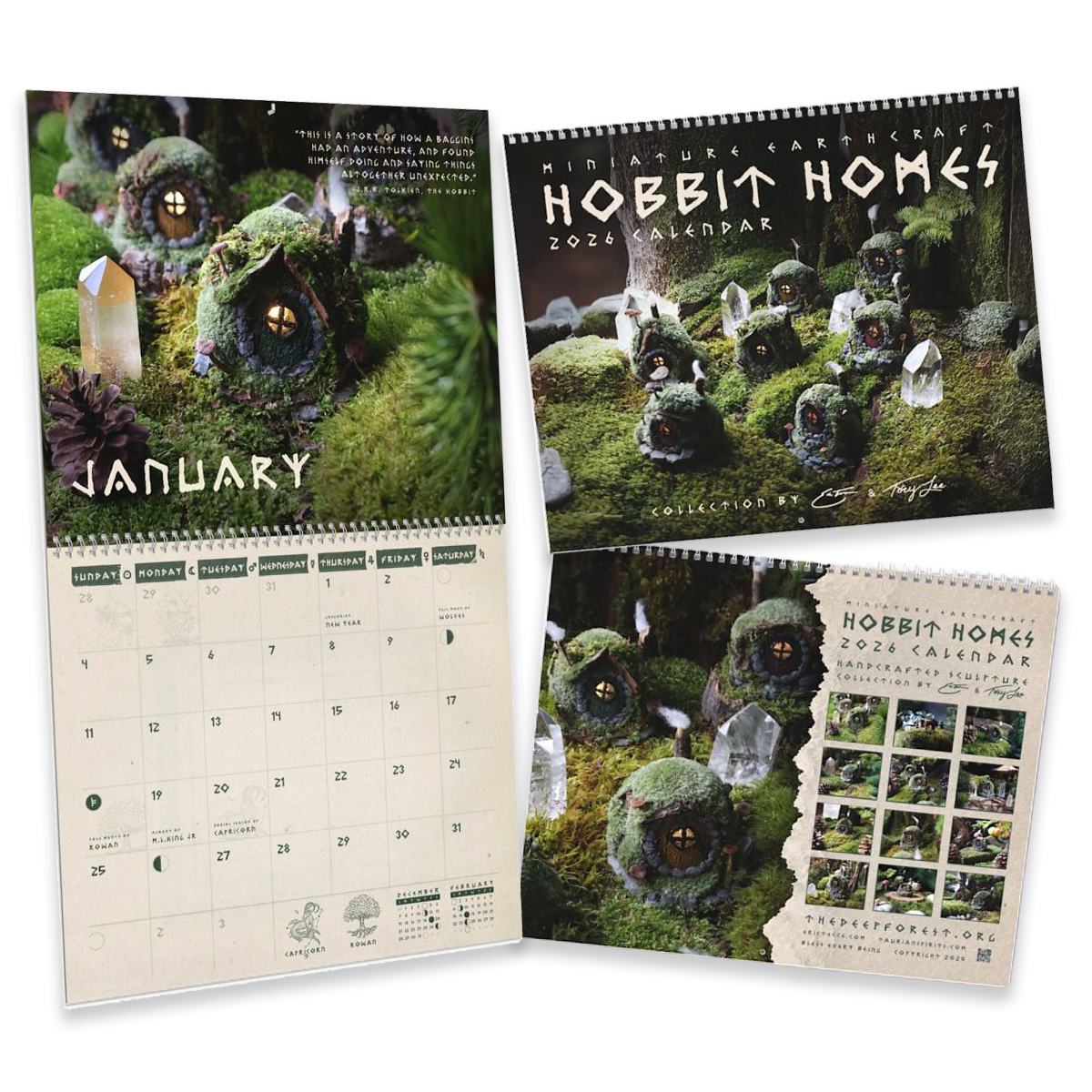 'Hobbit Homes' 2026 Artisan Calendar