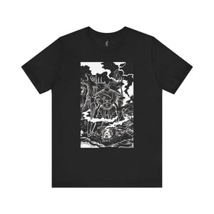 'The Devil Tarot Card' Illustration Unisex Jersey T-Shirt