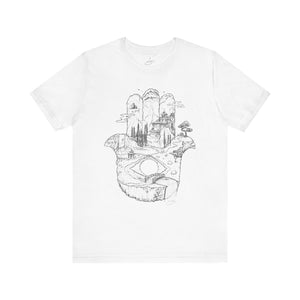 'Hamsa in Nature' Unisex Jersey Tee