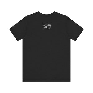 'Knight of Pentacles' Shadow Light Tarot Card Art on Unisex Jersey Tee