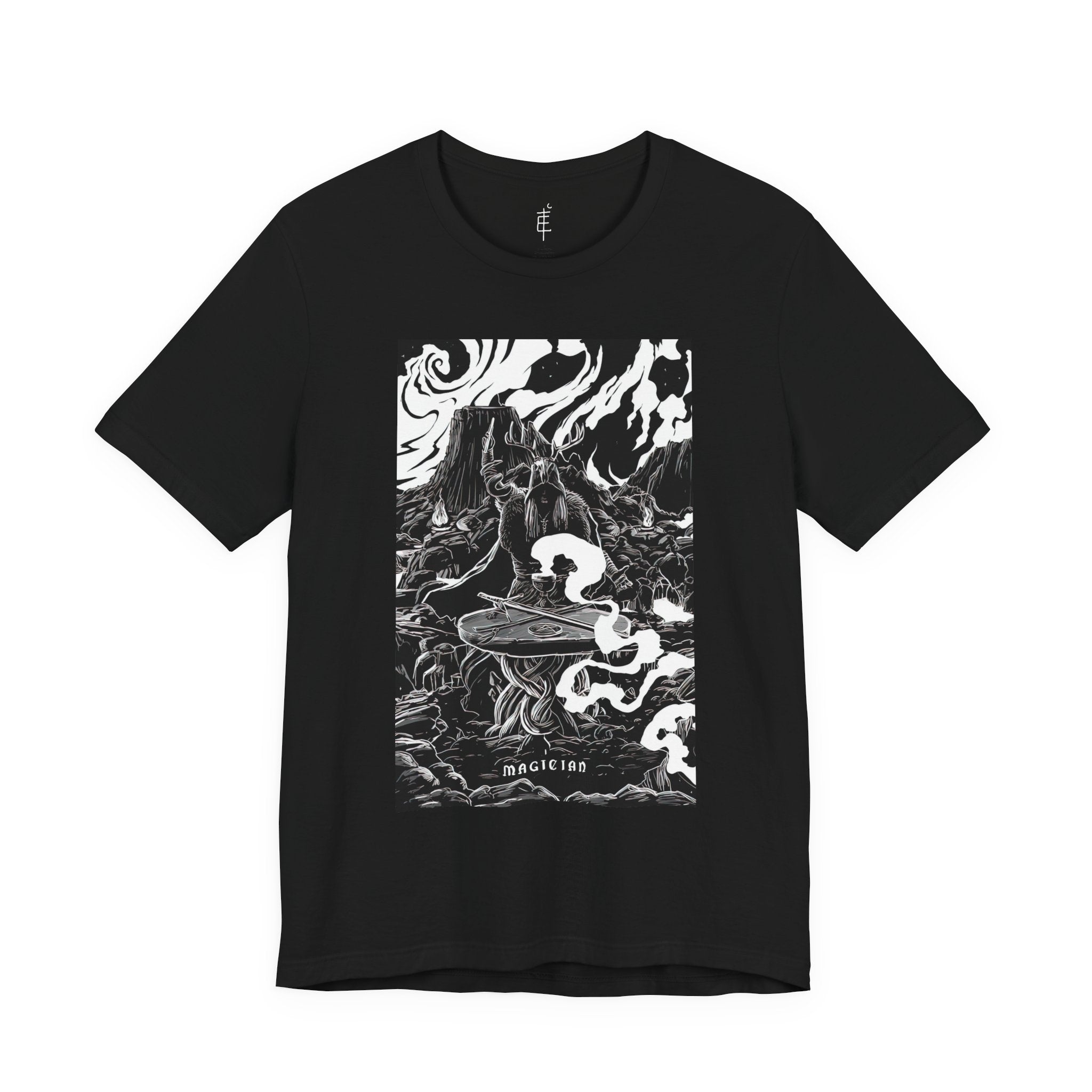 'The Magician Tarot Card' Illustration Unisex Jersey T-Shirt