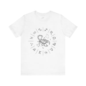 'Scorpio Wheel' Unisex Jersey Tee