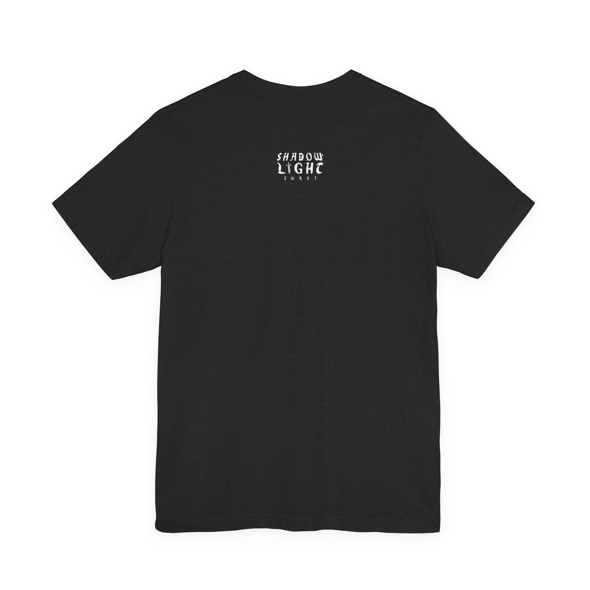 'Knight of Pentacles' Shadow Light Tarot Card Art on Unisex Jersey Tee