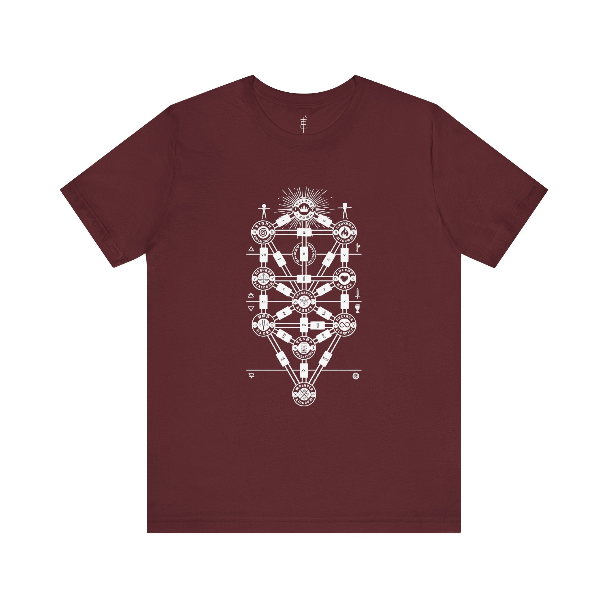 'Tree of Life Chart' Illustration Unisex Jersey T-Shirt