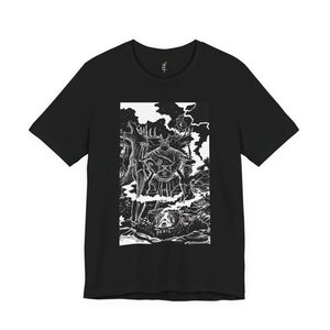 'The Devil Tarot Card' Illustration Unisex Jersey T-Shirt