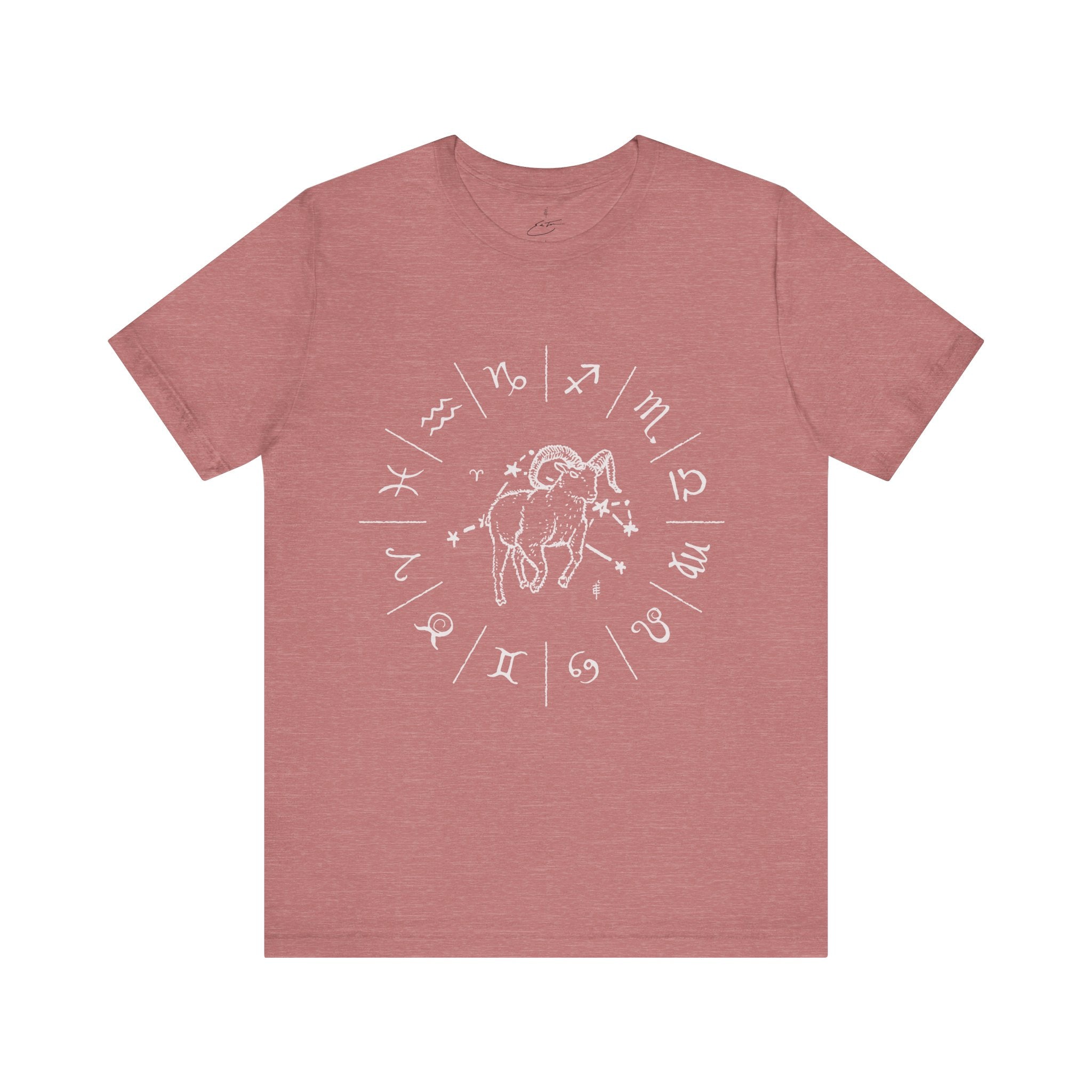 'Aries Wheel' Unisex Jersey Tee