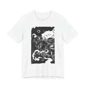 'The Fool Tarot Card' Illustration Unisex Jersey T-Shirt