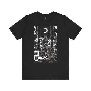 'High Priestess Tarot Card' Illustration Unisex Jersey T-Shirt