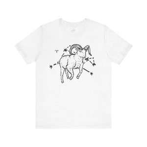 'Aries' Unisex Jersey Tee