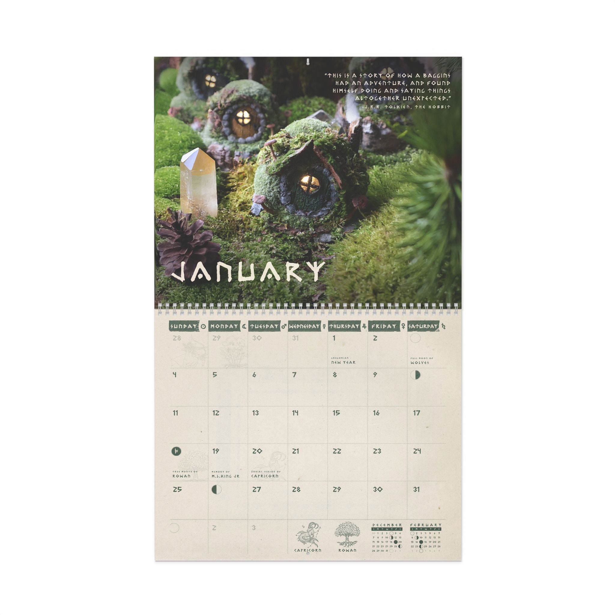 'Hobbit Homes' 2026 Artisan Calendar