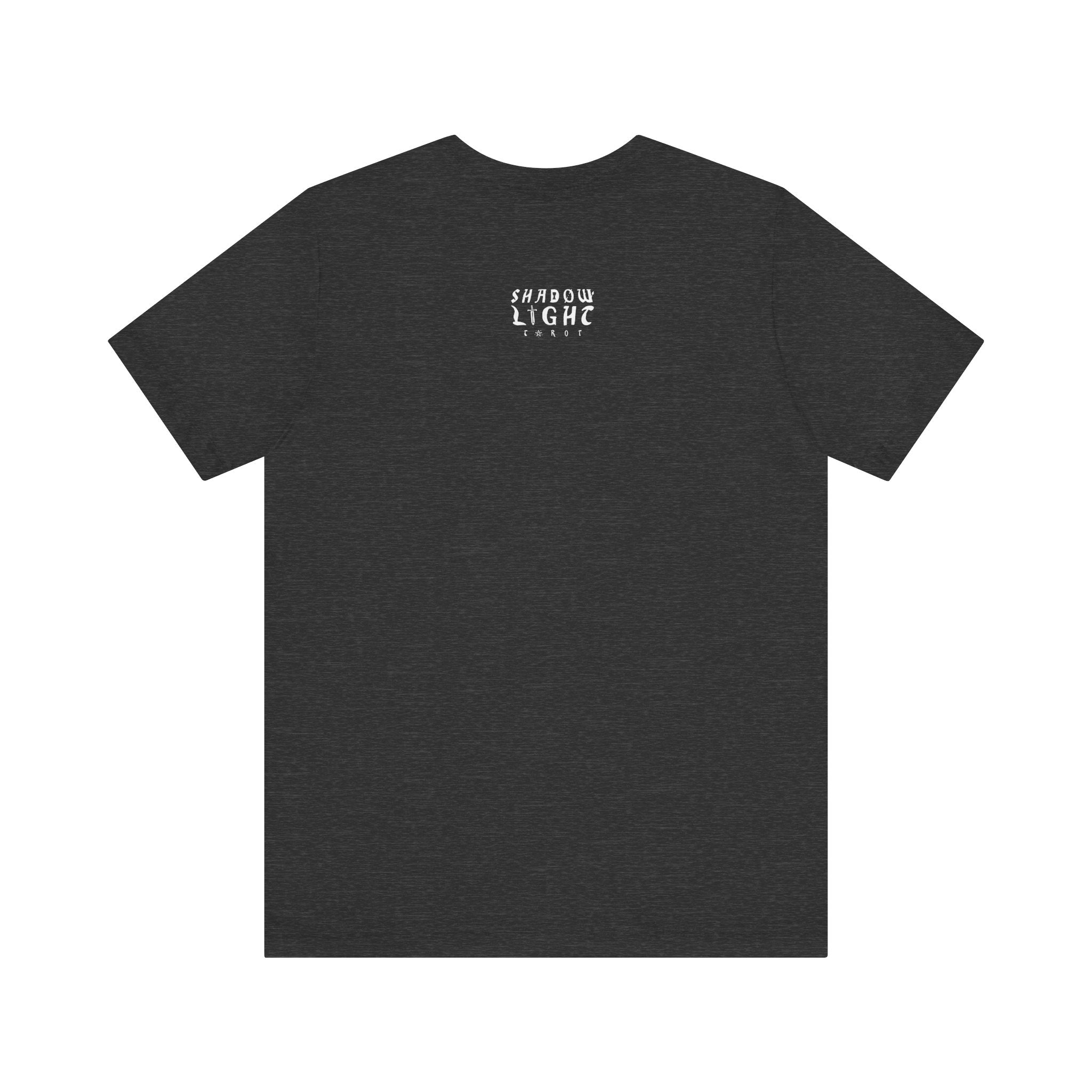 'Knight of Pentacles' Shadow Light Tarot Card Art on Unisex Jersey Tee