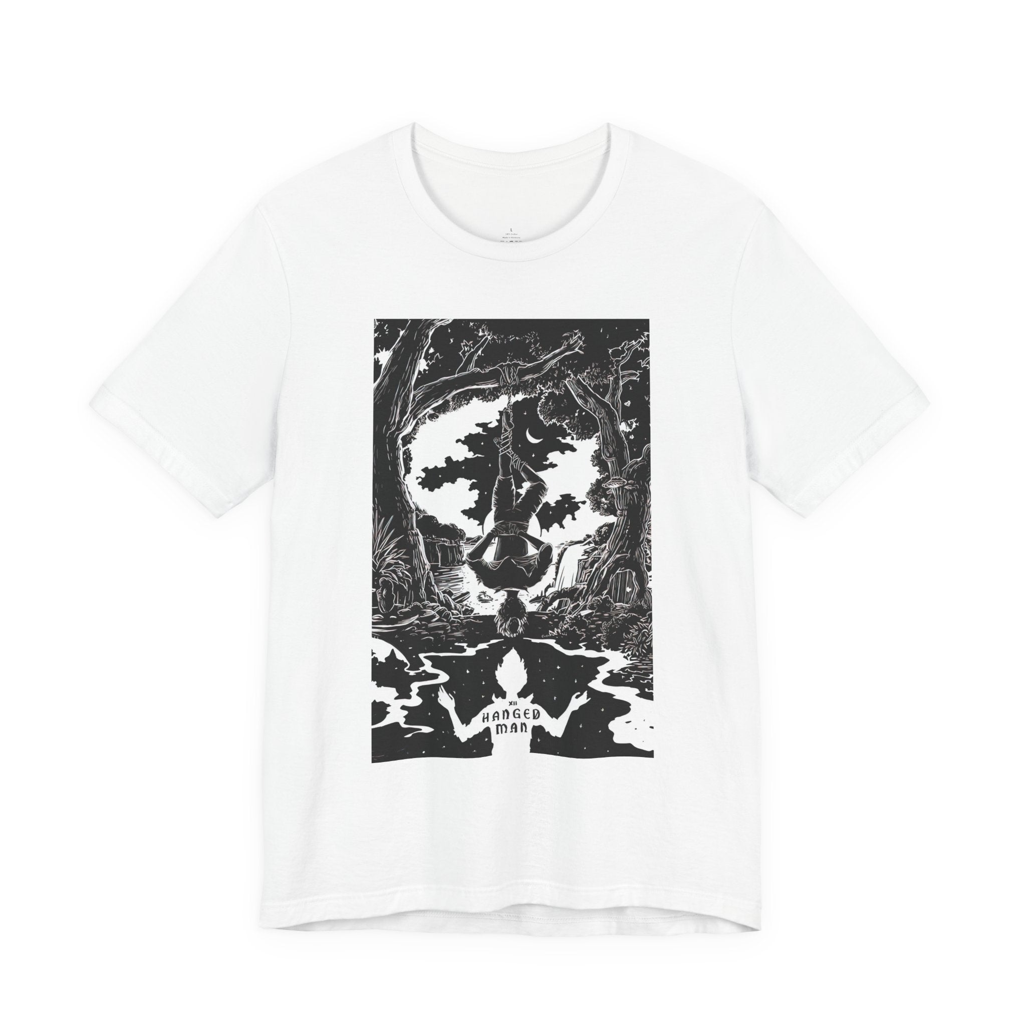 'The Hanged Man Tarot Card' Illustration Unisex Jersey T-Shirt