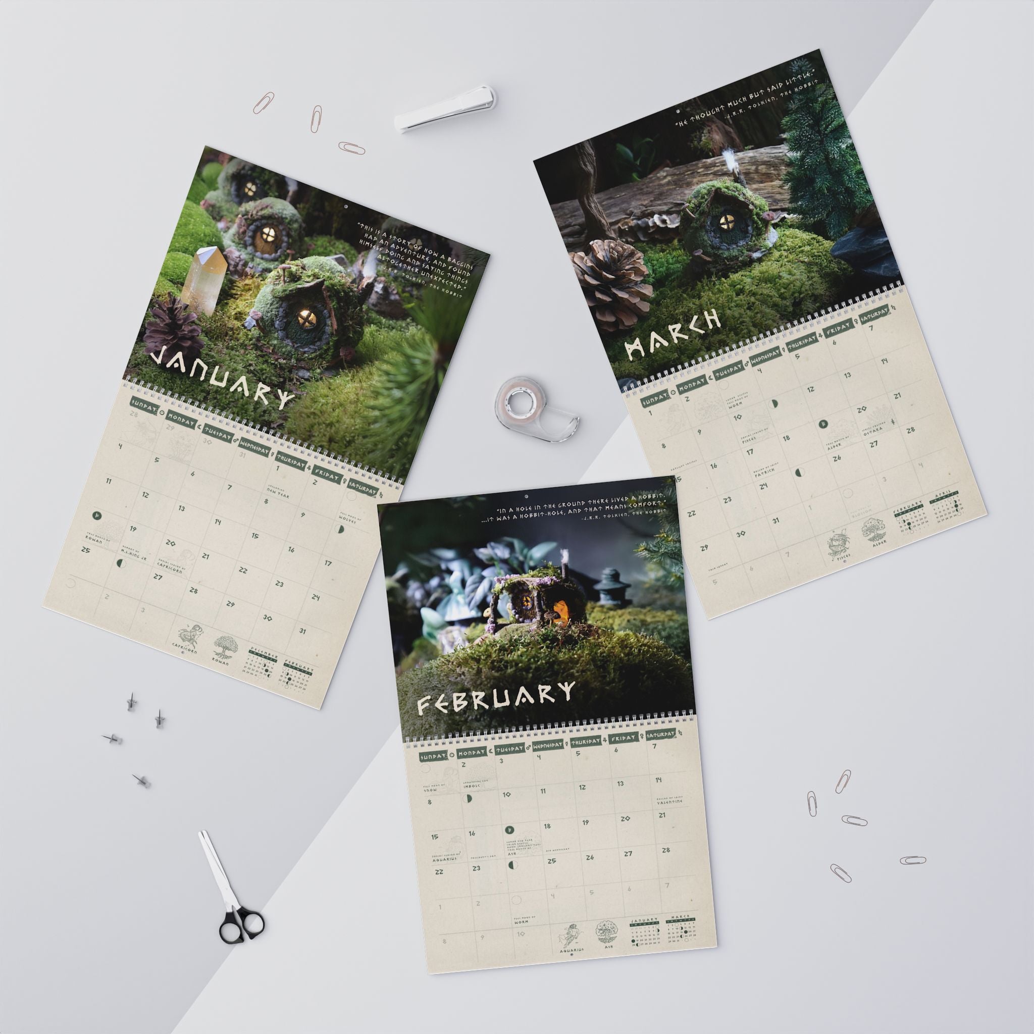 'Hobbit Homes' 2026 Artisan Calendar