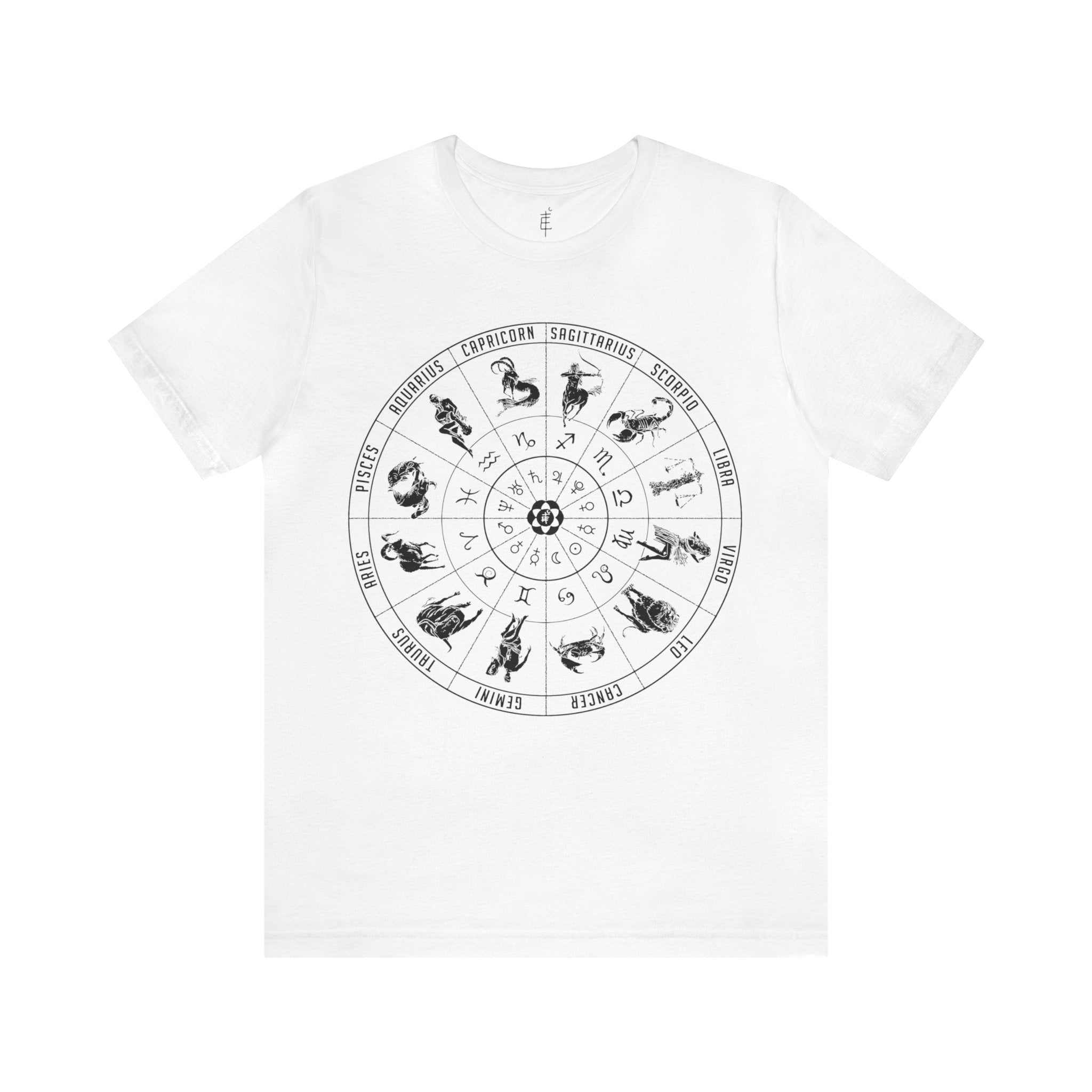 'Astrology Wheel' Tee by Eric Tecce