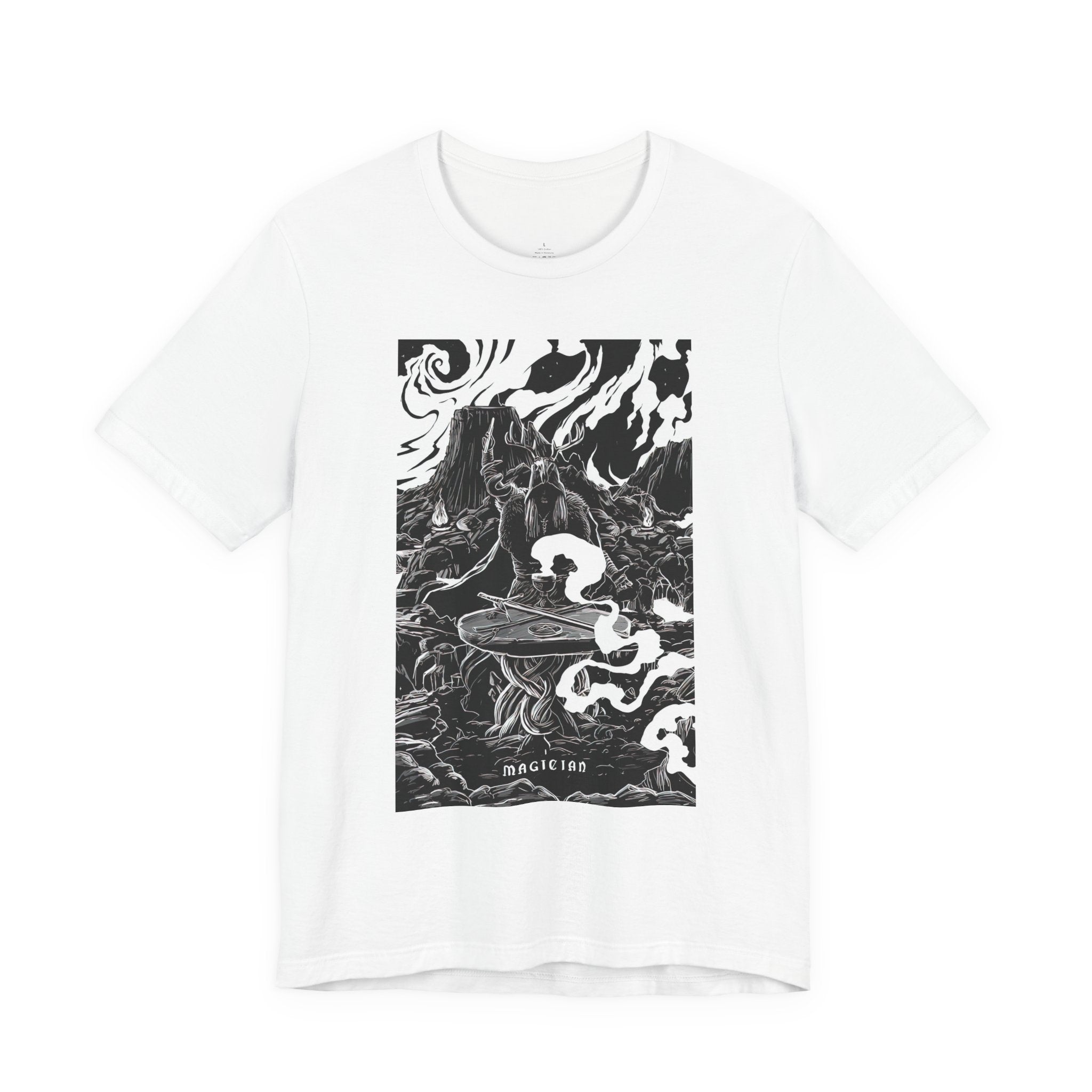 'The Magician Tarot Card' Illustration Unisex Jersey T-Shirt