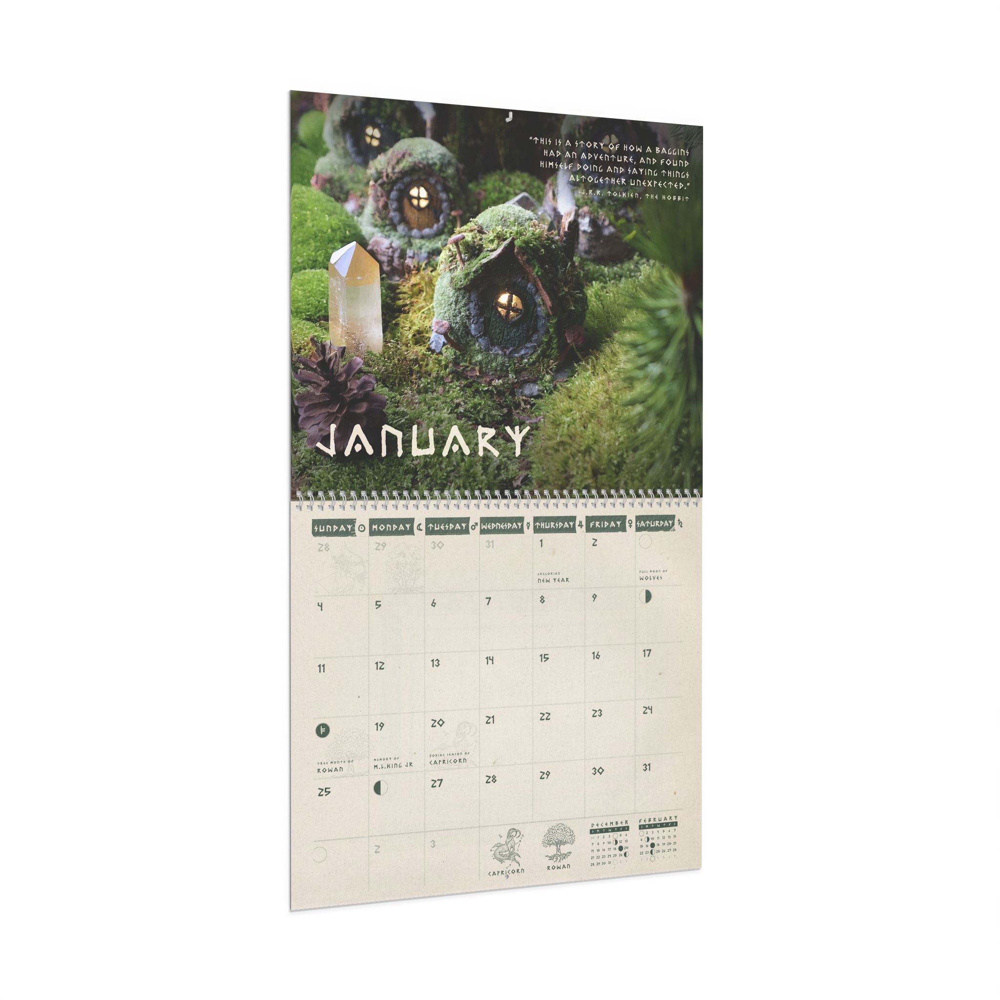 'Hobbit Homes' 2026 Artisan Calendar