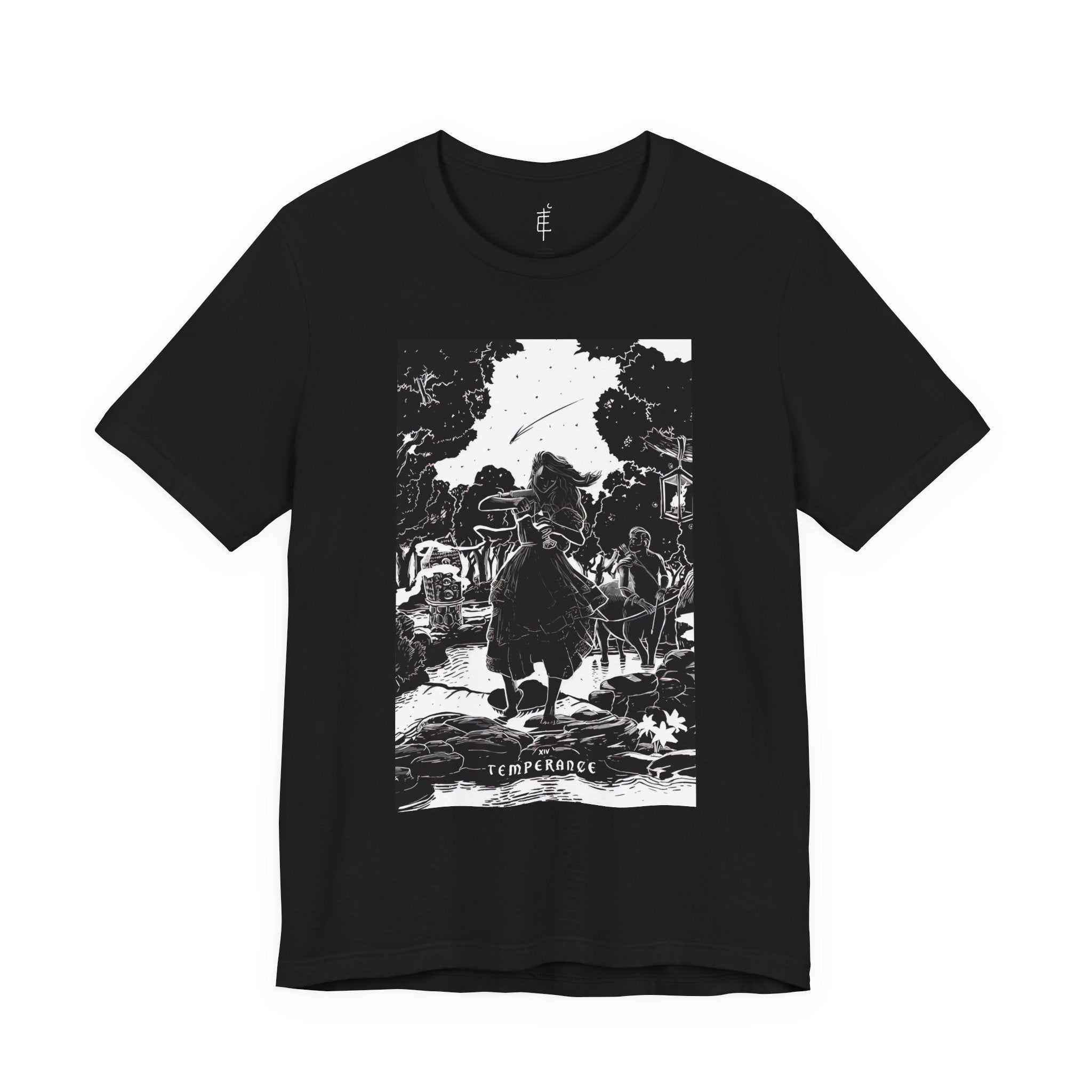 'Temperance Tarot Card' Illustration Unisex Jersey T-Shirt