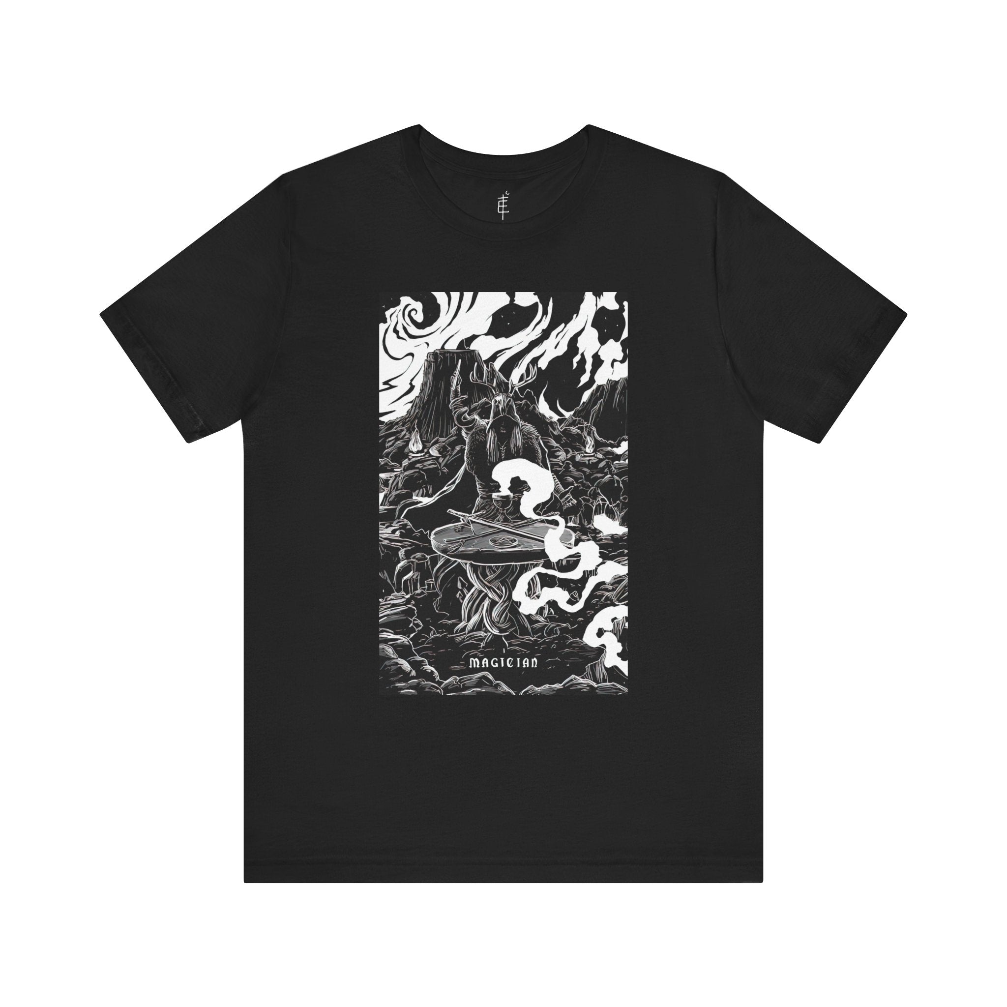 'The Magician Tarot Card' Illustration Unisex Jersey T-Shirt