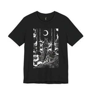 'High Priestess Tarot Card' Illustration Unisex Jersey T-Shirt