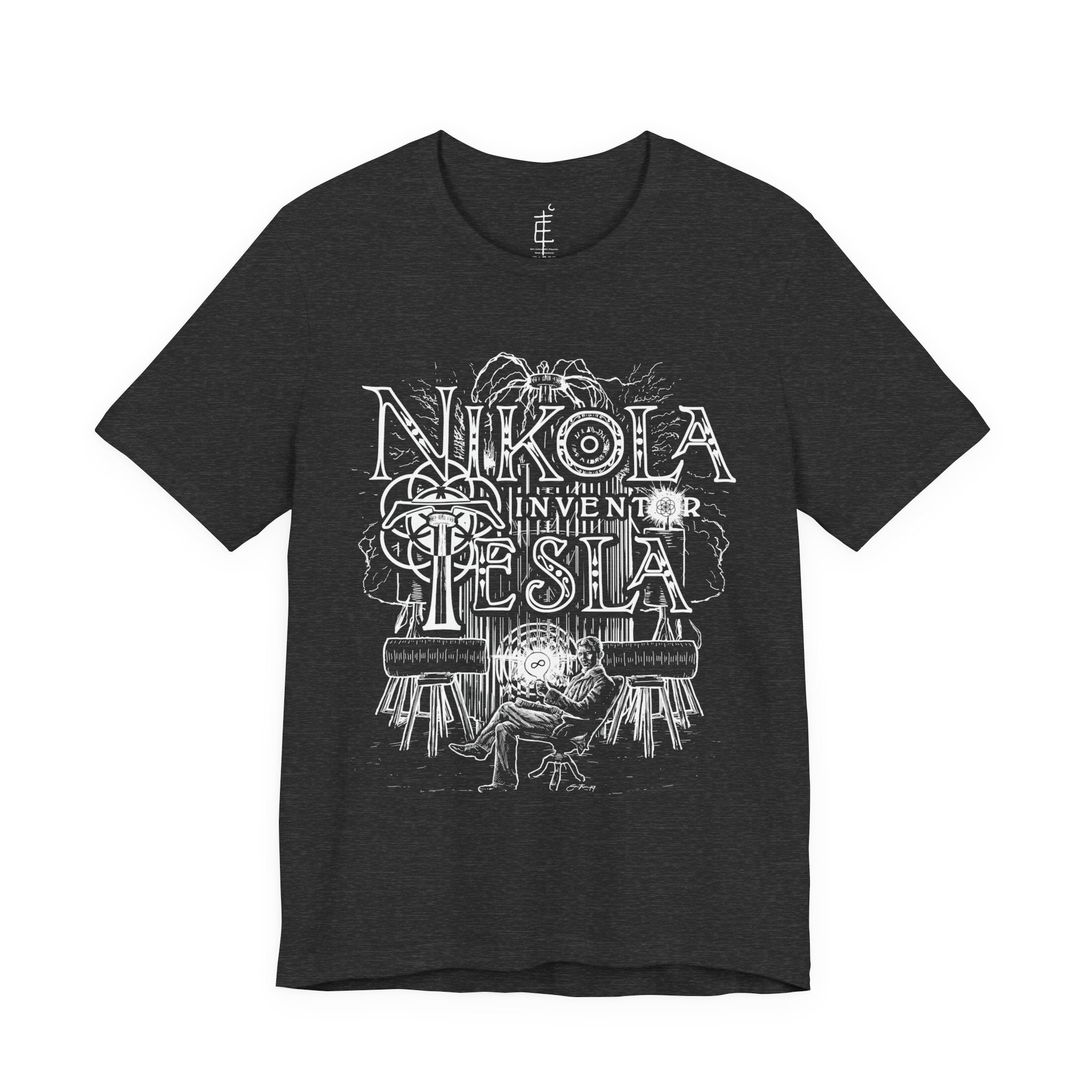 'Nikola Tesla' Unisex Jersey Tee