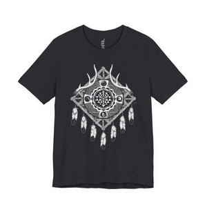 'Sri Yantra Dream Catcher' Unisex Jersey Tee