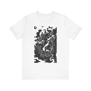 'The World Tarot Card' Illustration Unisex Jersey T-Shirt