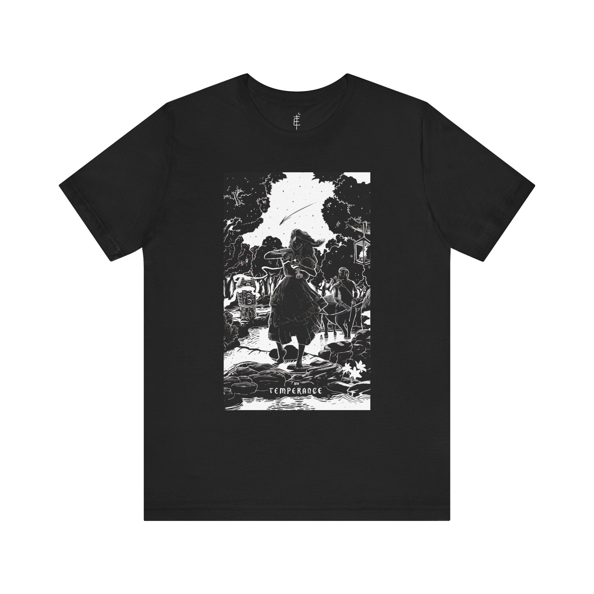 'Temperance Tarot Card' Illustration Unisex Jersey T-Shirt