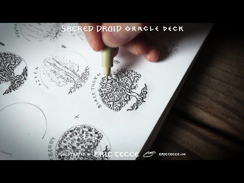 𝓢𝓐𝓒𝓡𝓔𝓓 𝓓𝓡𝓤𝓘𝓓 Oracle Deck ʙʏ ᴇʀɪᴄ ᴛᴇᴄᴄᴇ