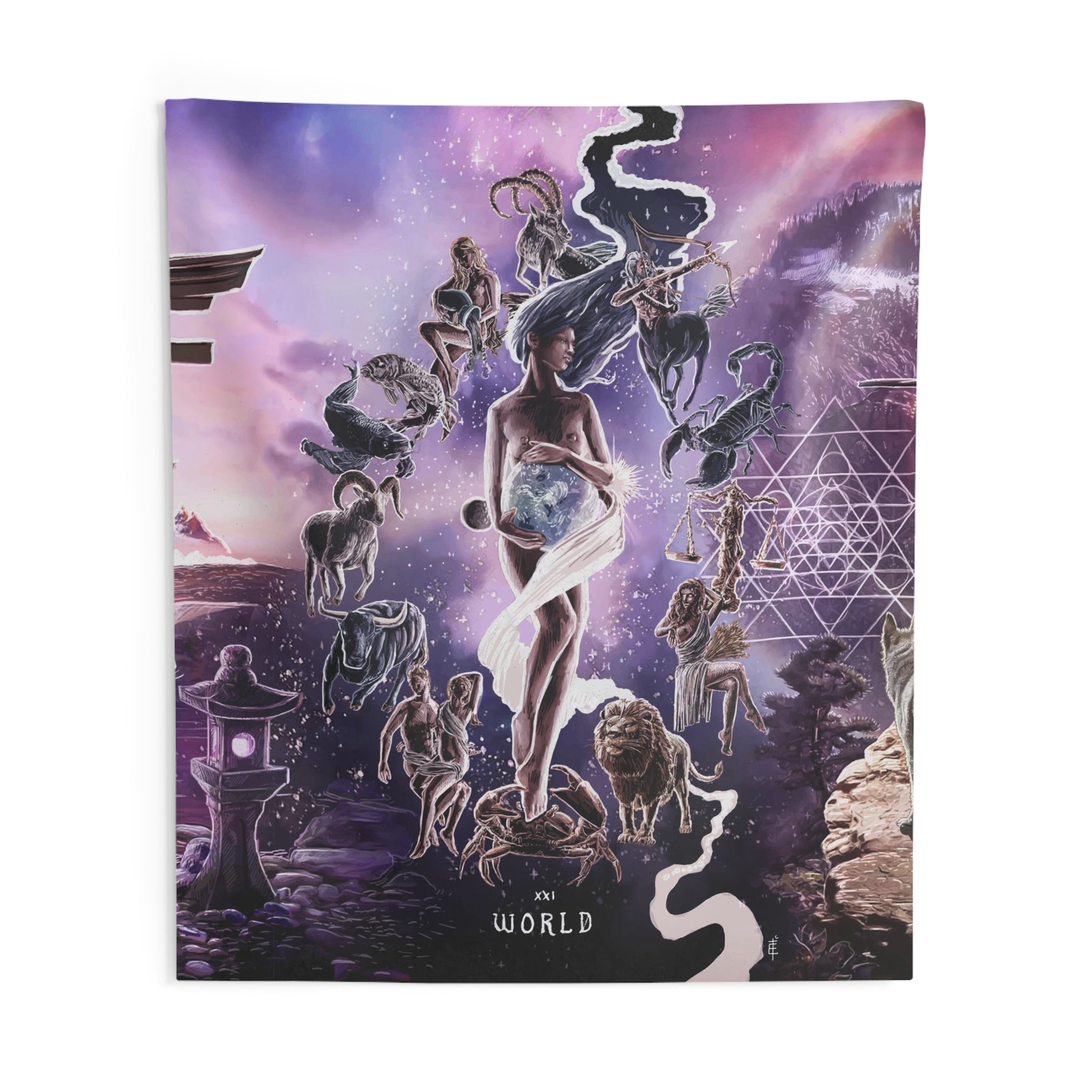 Lucid Light Tarot 'World XL' Tapestry
