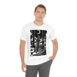 'High Priestess Tarot Card' Illustration Unisex Jersey T-Shirt