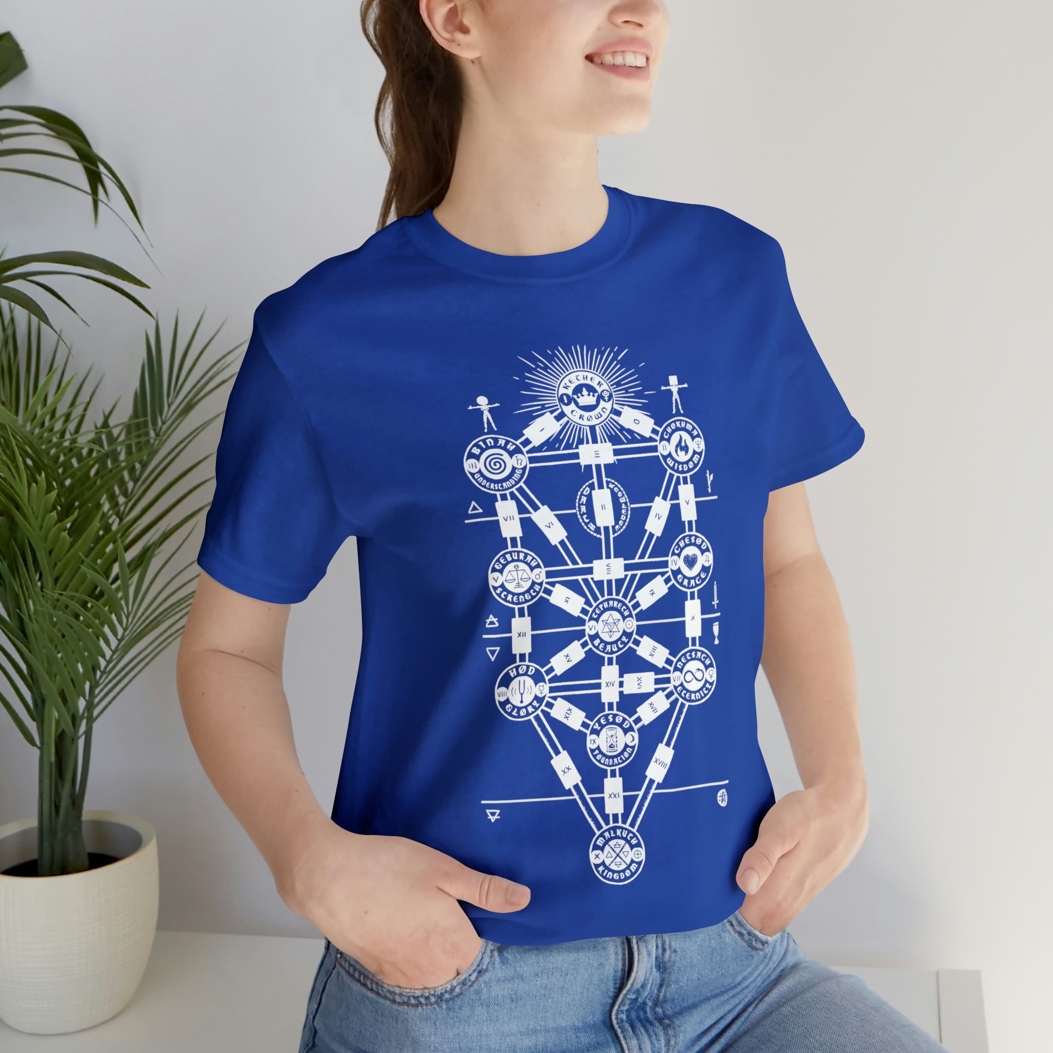 'Tree of Life Chart' Illustration Unisex Jersey T-Shirt