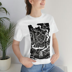 'The Devil Tarot Card' Illustration Unisex Jersey T-Shirt
