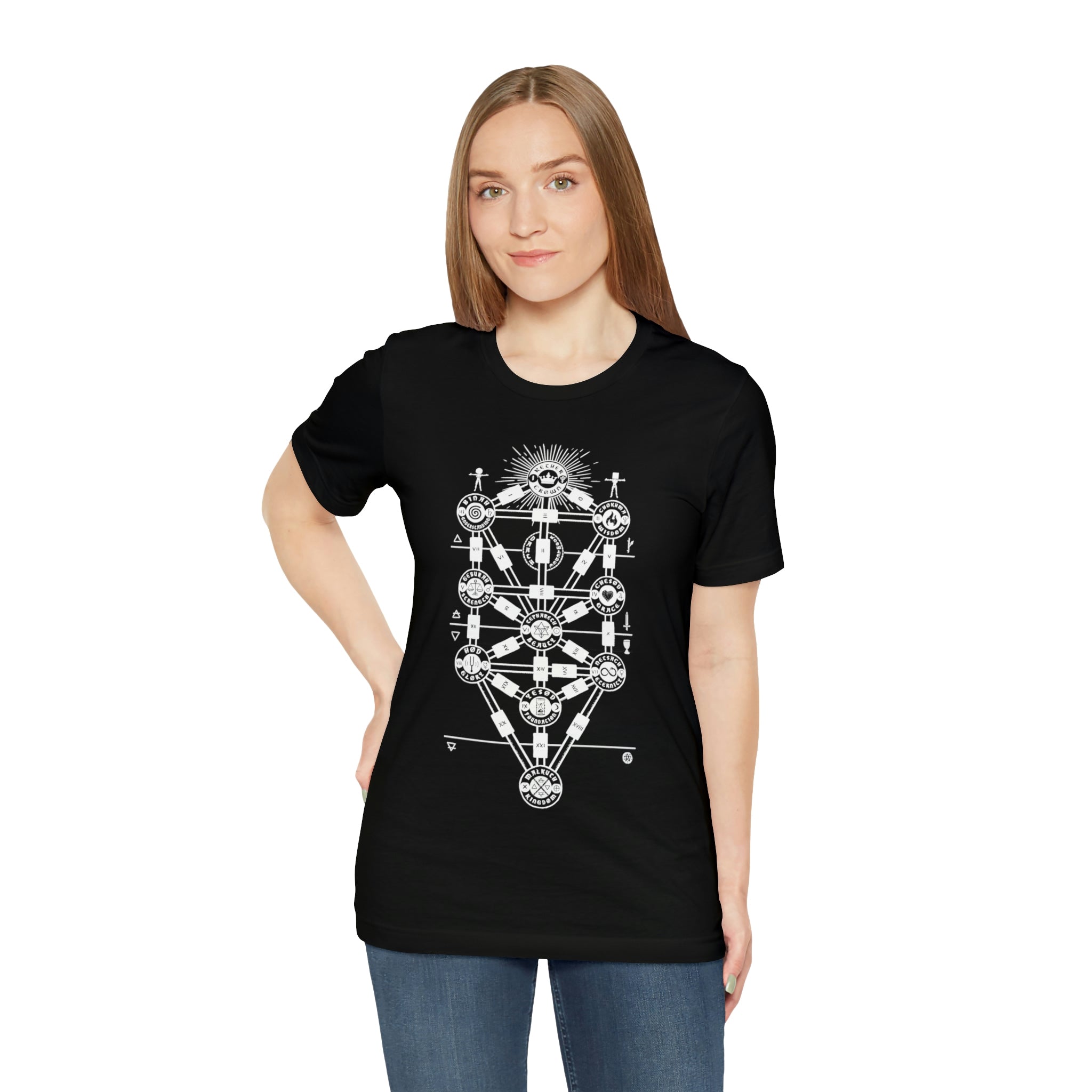 'Tree of Life Chart' Illustration Unisex Jersey T-Shirt