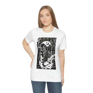 'The Hermit Tarot Card' Illustration Unisex Jersey T-Shirt